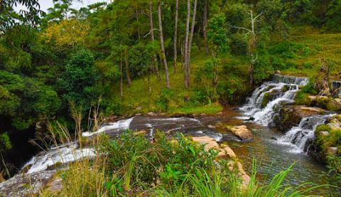 TYRSHI FALLS Jowai-Shillong Road, West Jaintia Hills, Meghalaya