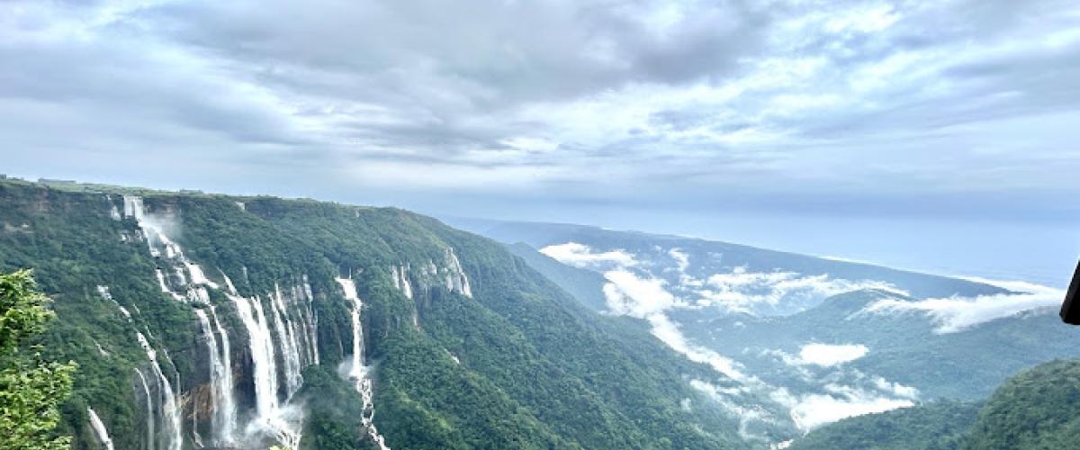 NOHSNGITHIANG FALLS Sohra (Cherapunjee), East Khasi Hills, Meghalaya